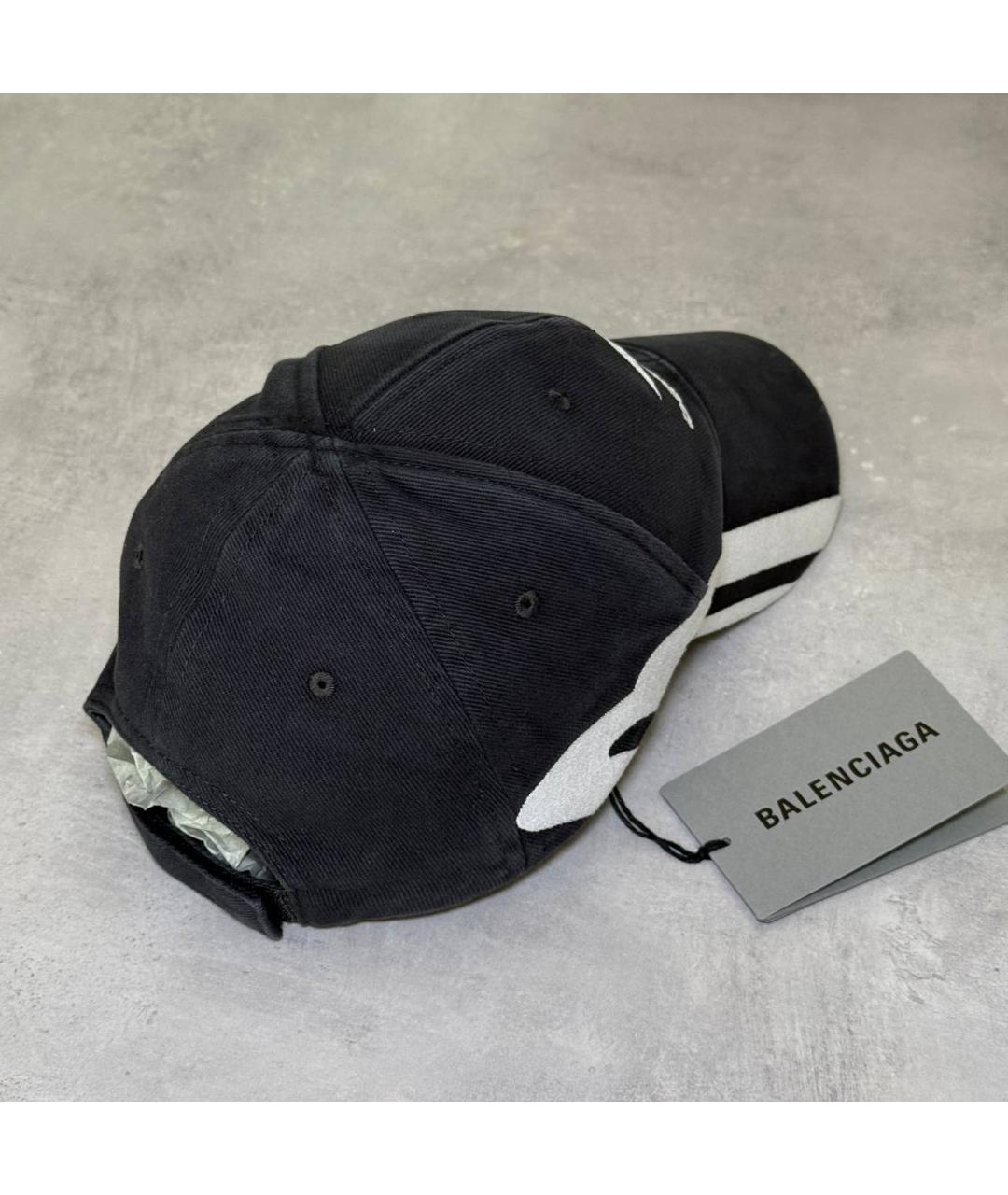 BALENCIAGA Черная хлопковая кепка/бейсболка, фото 6