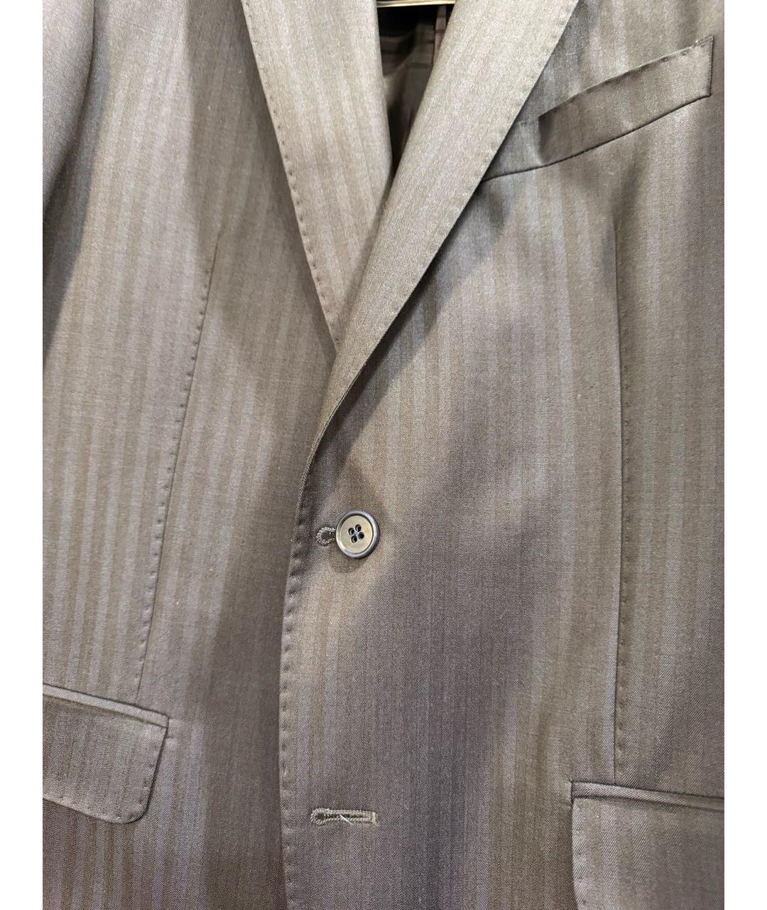 EMPORIO ARMANI Темно-синий классический костюм, фото 4