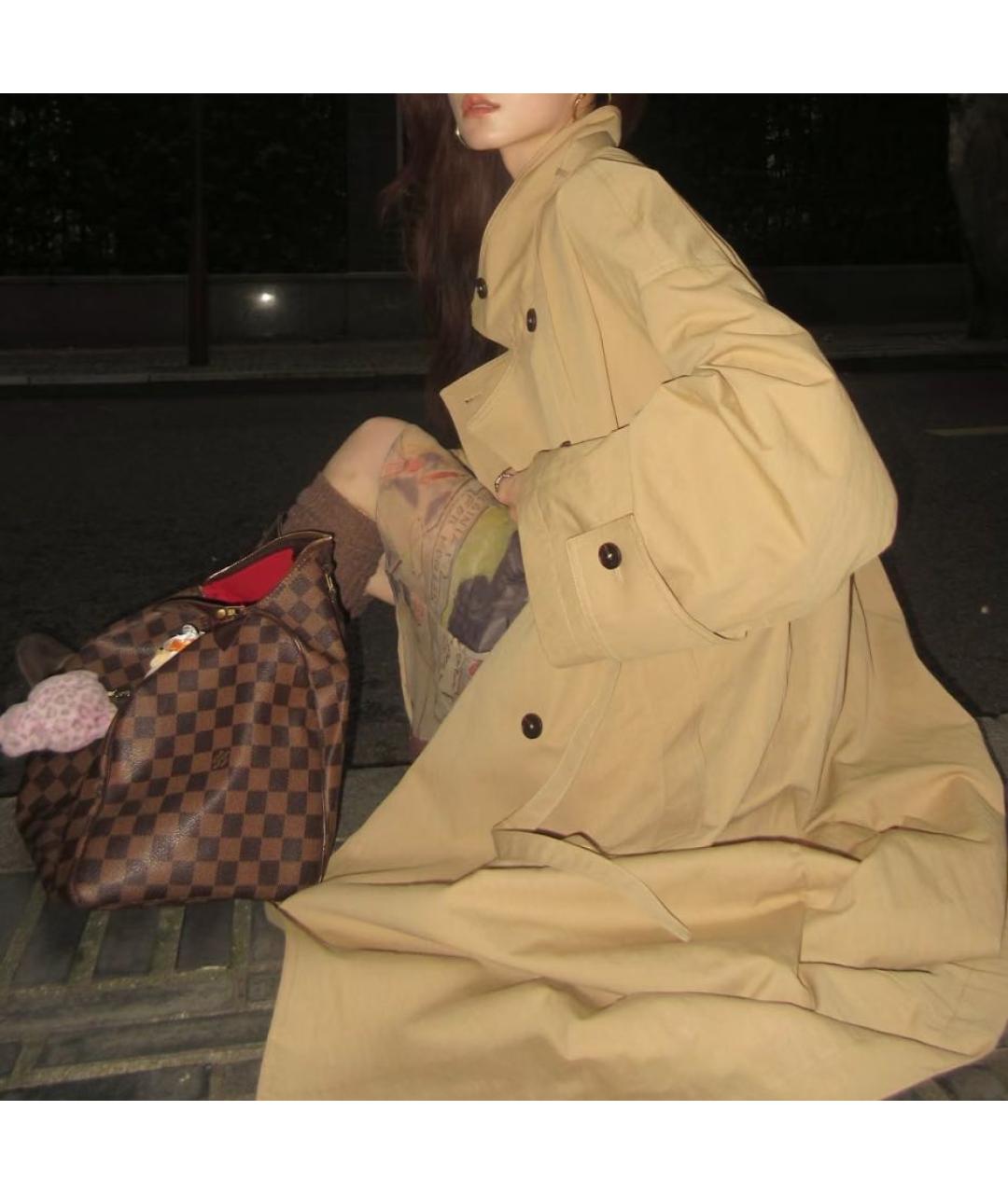 LOUIS VUITTON Коричневая сумка тоут, фото 3