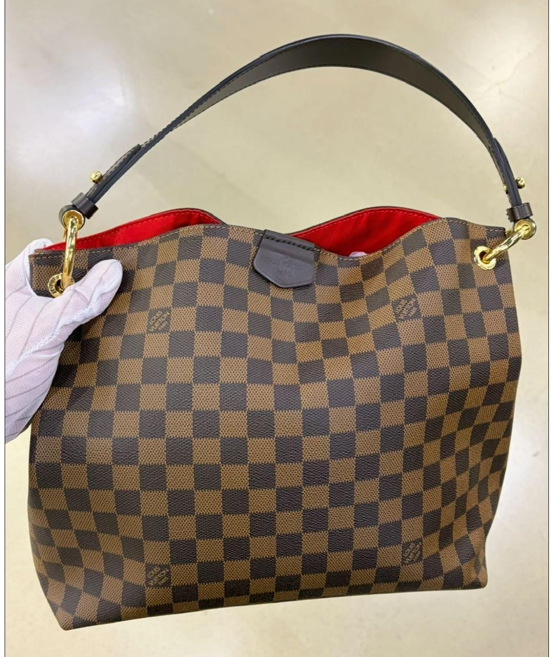 LOUIS VUITTON Коричневая сумка тоут, фото 2