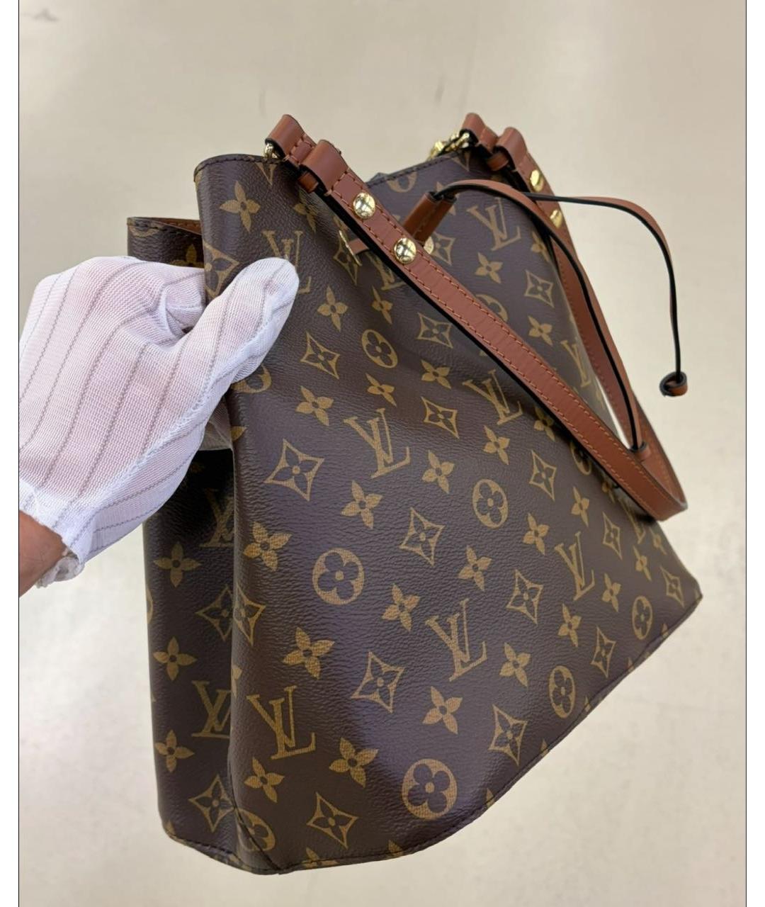 LOUIS VUITTON Коричневая сумка через плечо, фото 3