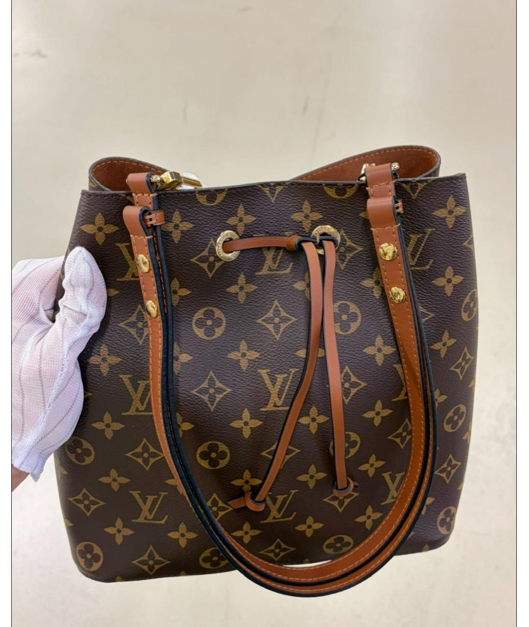 LOUIS VUITTON Коричневая сумка через плечо, фото 2