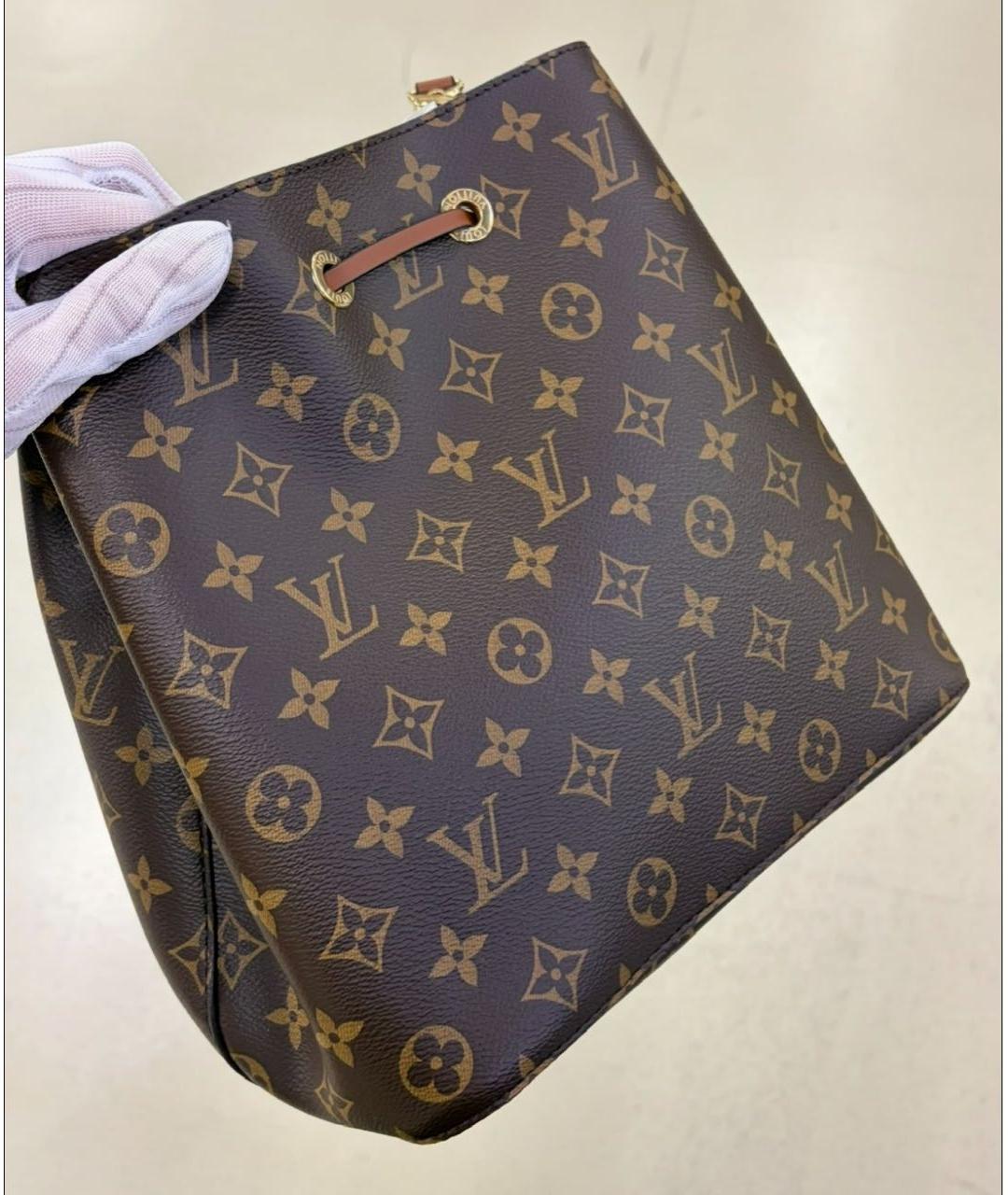 LOUIS VUITTON Коричневая сумка через плечо, фото 5