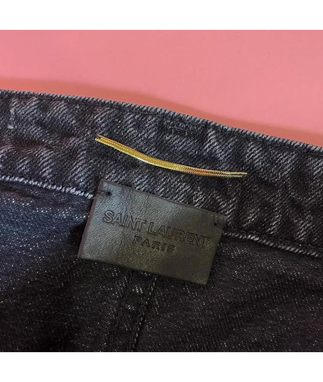 SAINT LAURENT Юбка мини, фото 4
