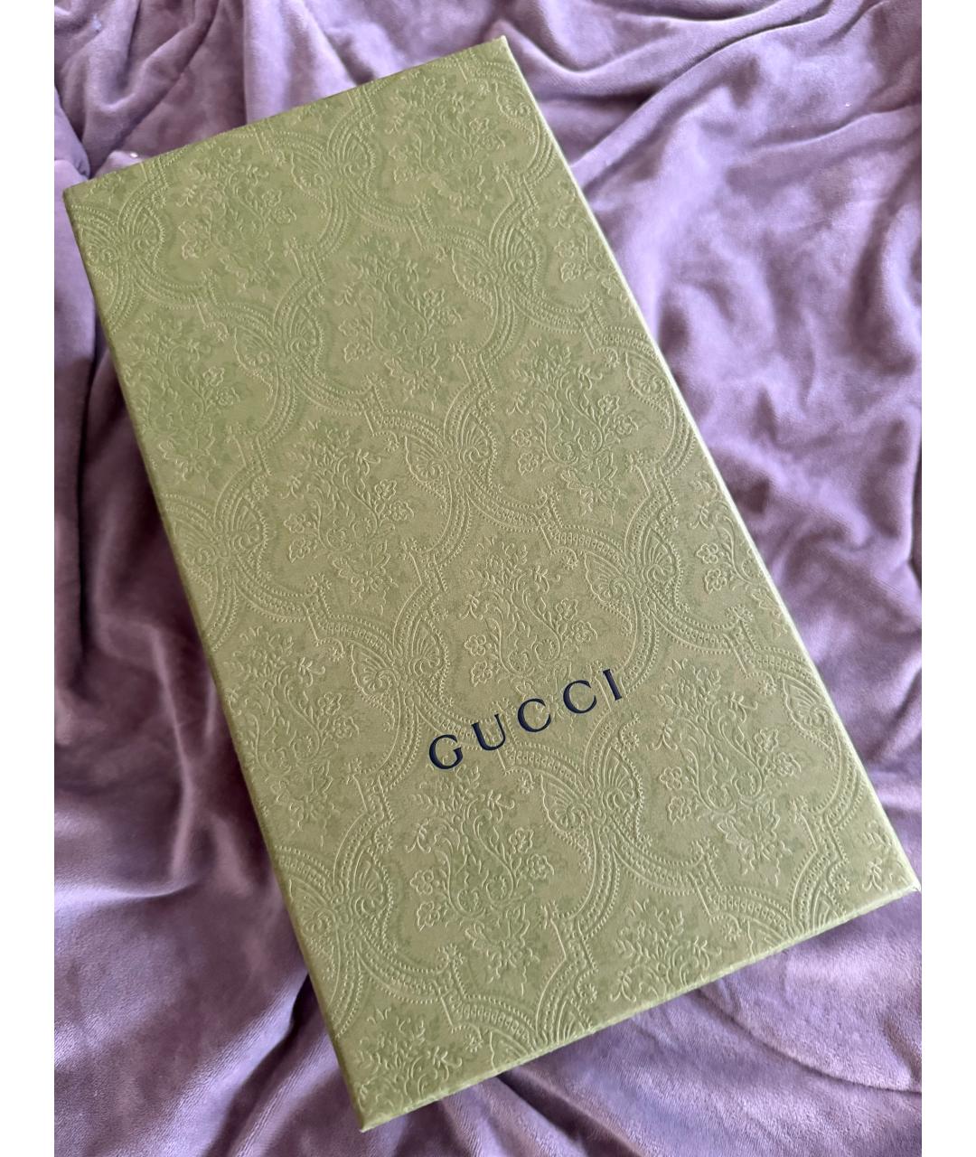 GUCCI Бежевые кожаные мюли, фото 3