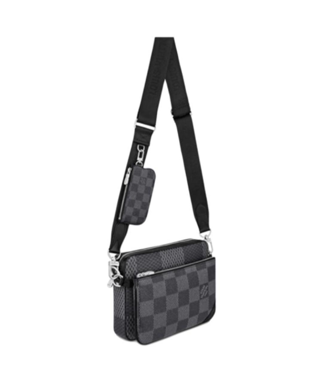 LOUIS VUITTON Серая сумка на плечо, фото 2