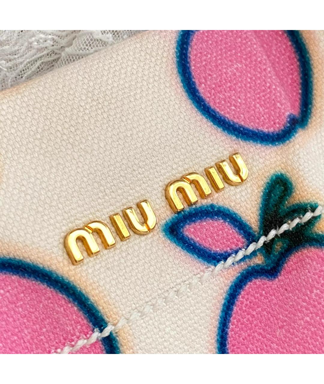 MIU MIU Мульти тканевая сумка тоут, фото 2