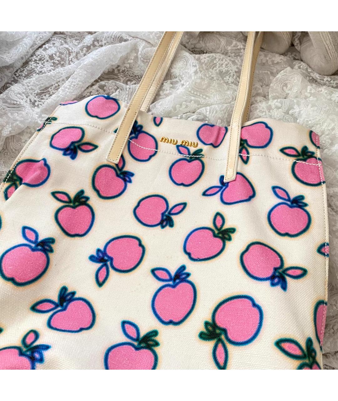 MIU MIU Мульти тканевая сумка тоут, фото 4