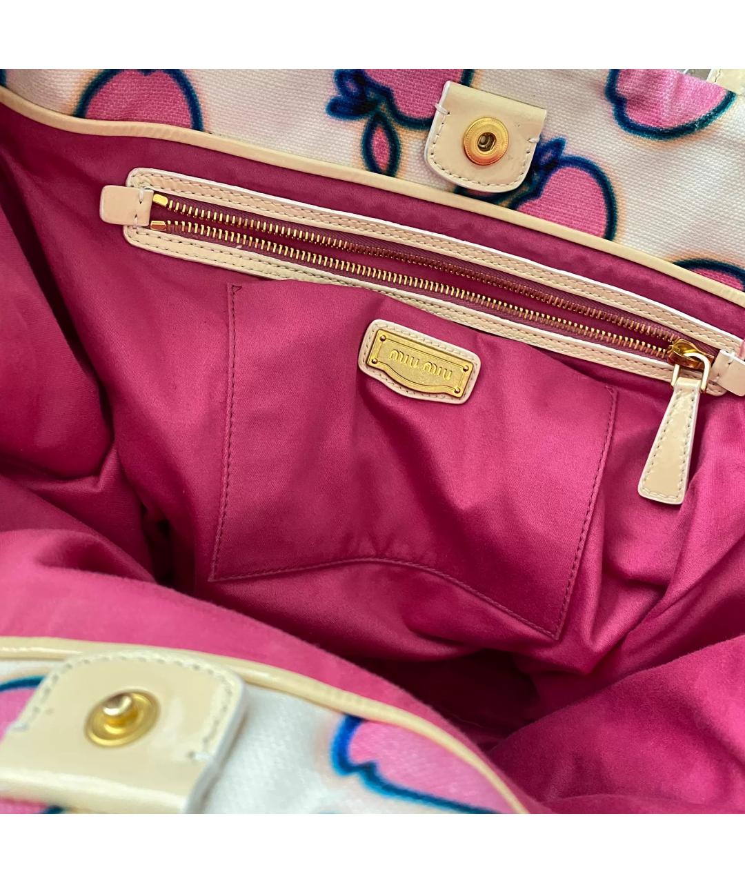 MIU MIU Мульти тканевая сумка тоут, фото 6