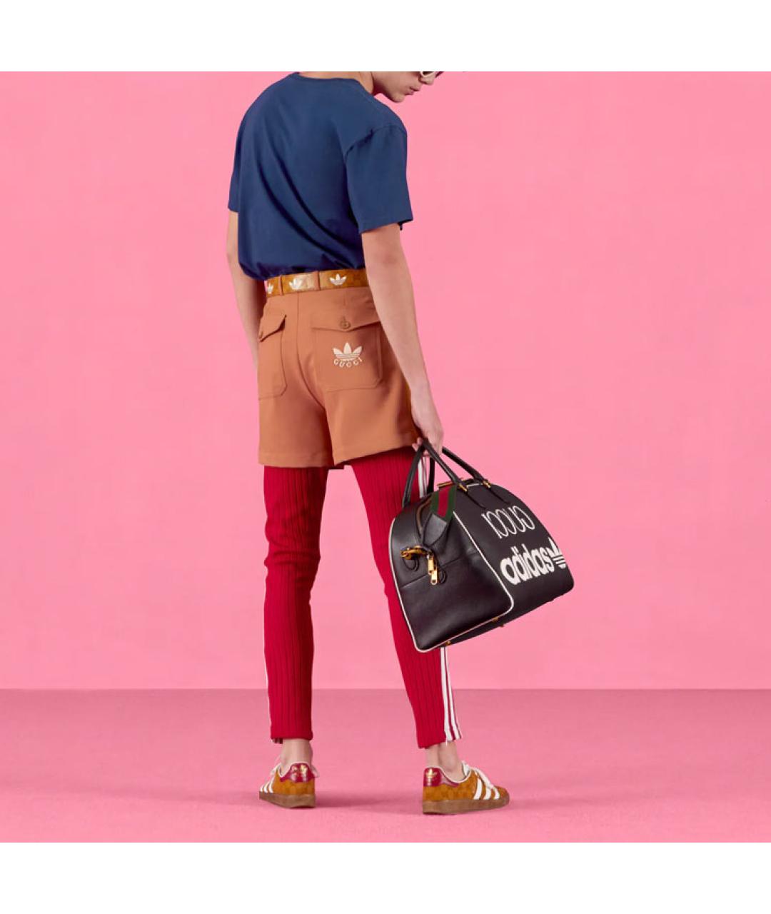 GUCCI Синяя хлопковая футболка, фото 4