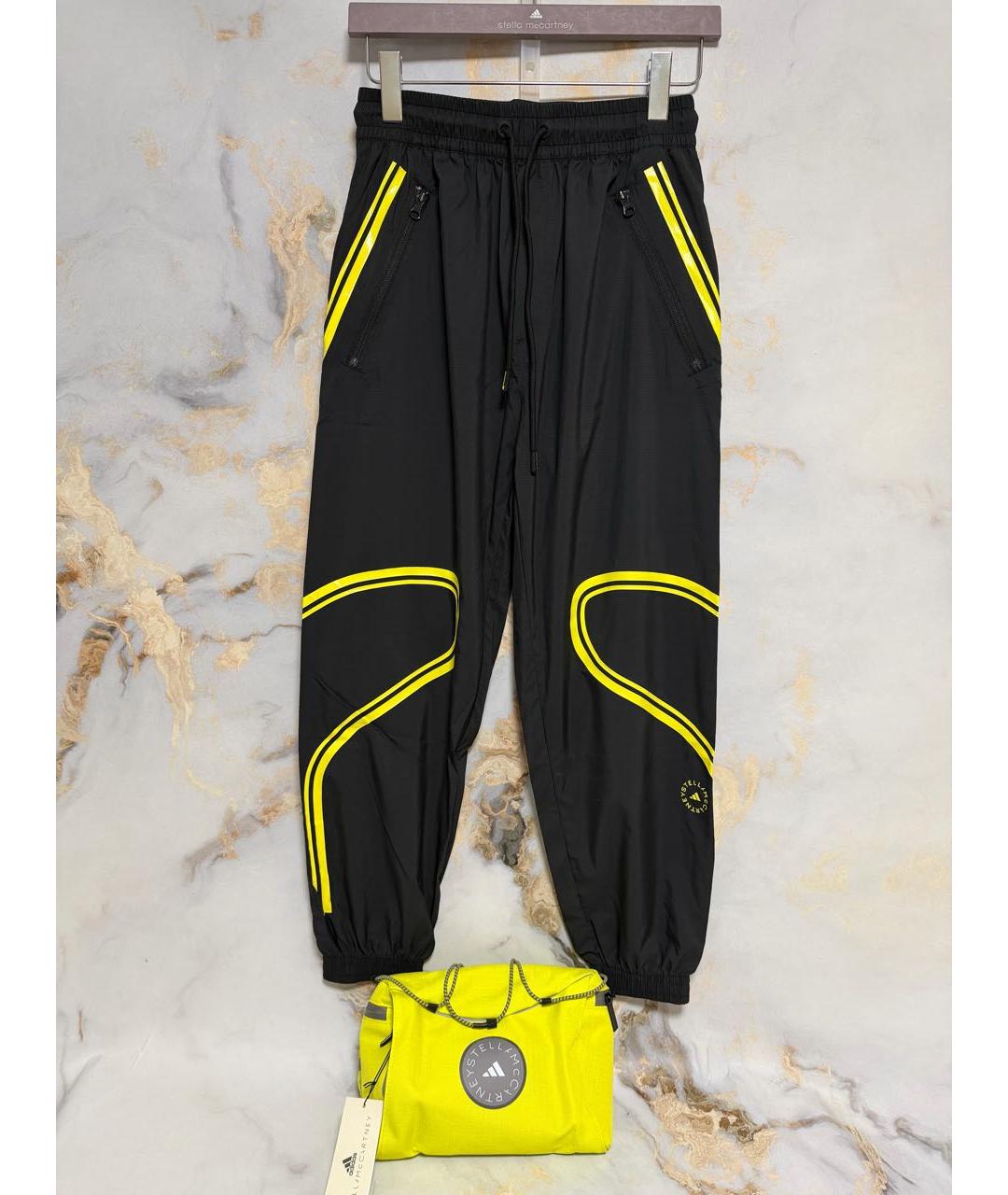 ADIDAS BY STELLA MCCARTNEY Черные спортивные брюки и шорты, фото 3