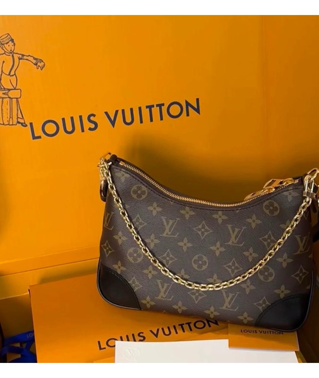 LOUIS VUITTON Коричневая сумка через плечо, фото 2