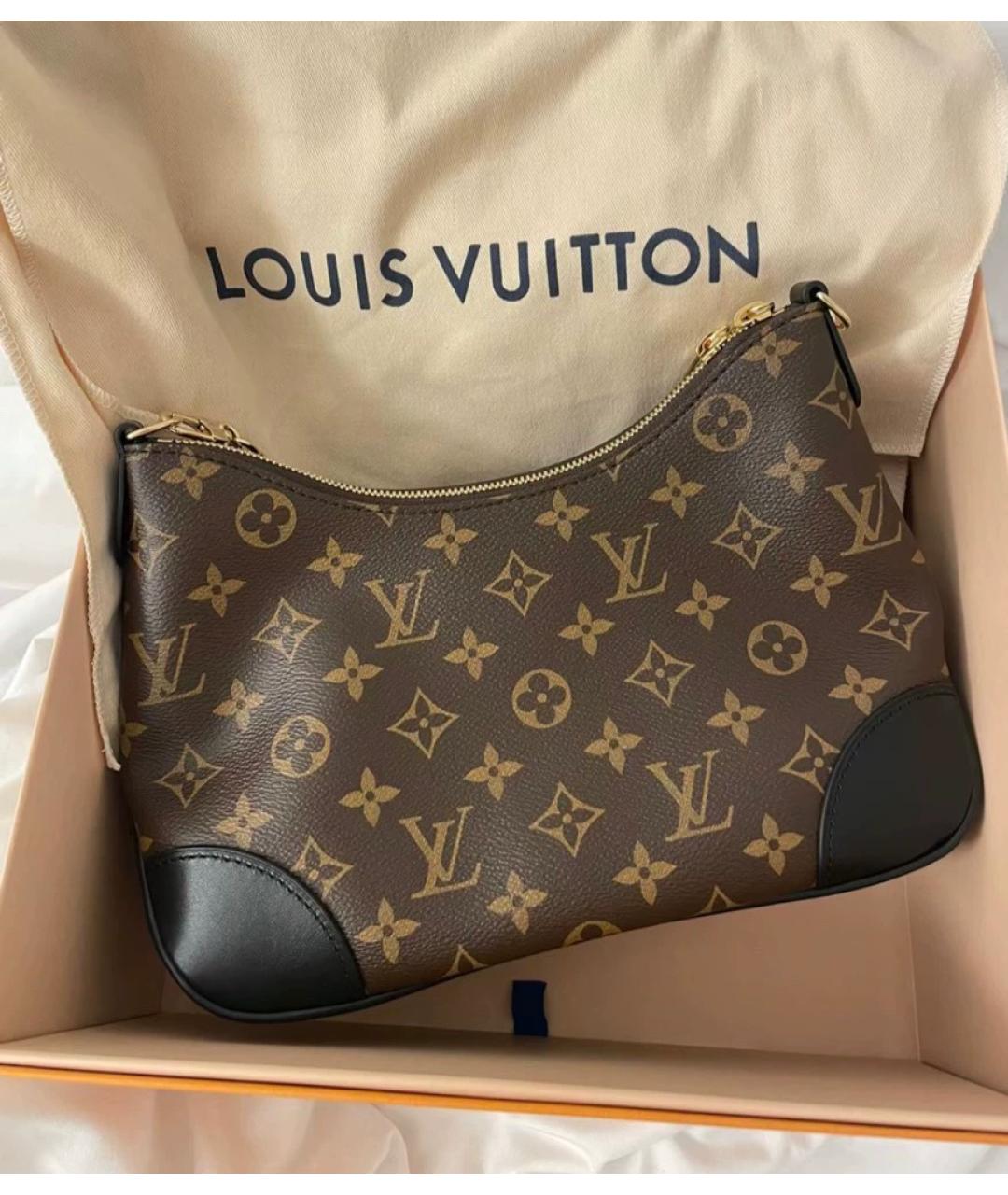 LOUIS VUITTON Коричневая сумка через плечо, фото 4
