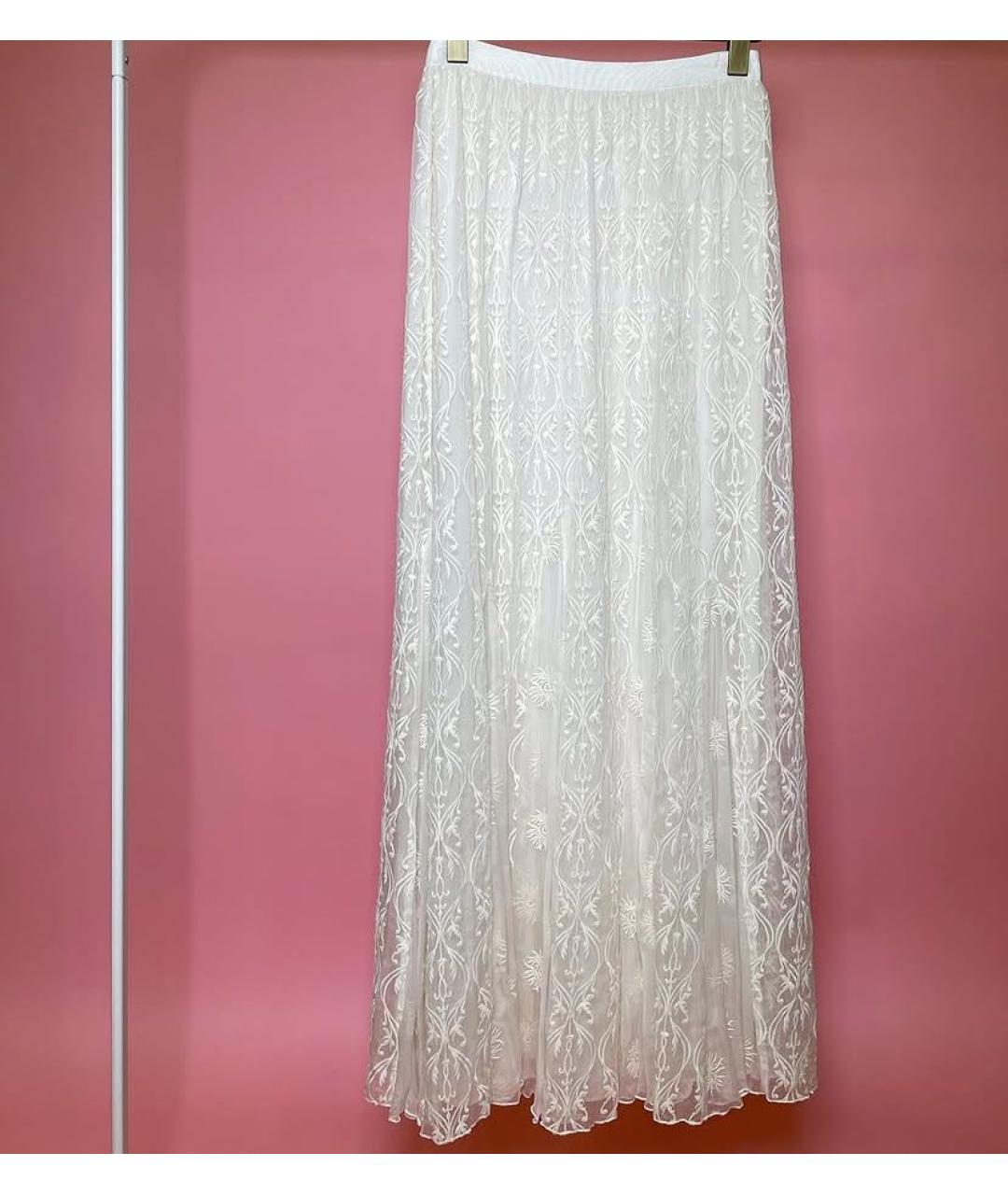 ALICE+OLIVIA Белая юбка макси, фото 3