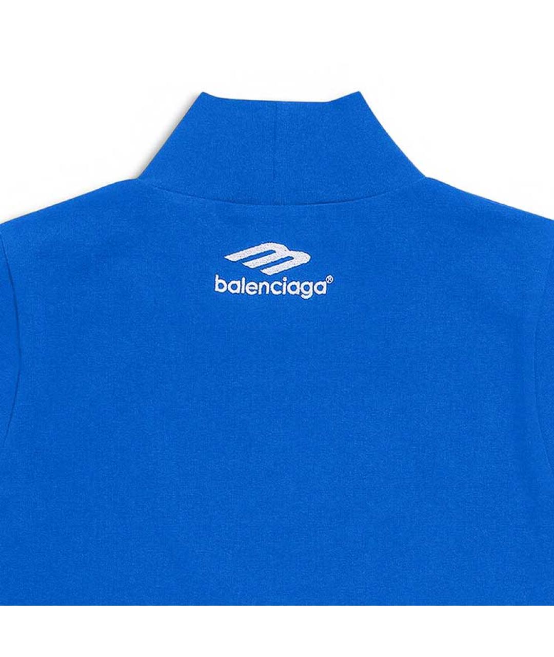 BALENCIAGA Синий джемпер / свитер, фото 3