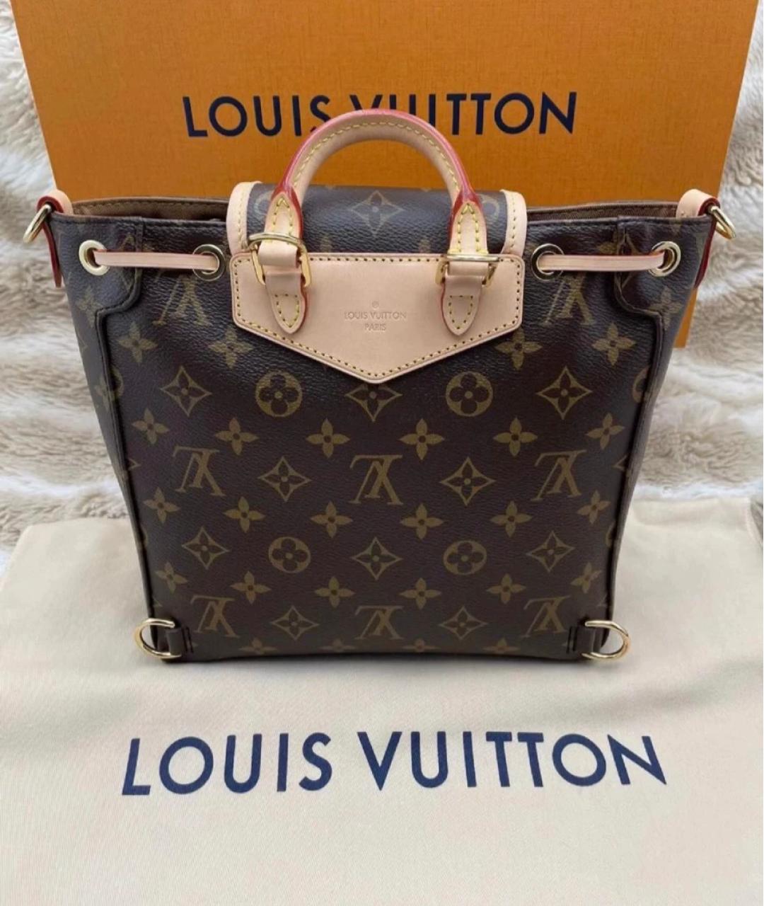 LOUIS VUITTON Коричневый рюкзак, фото 2