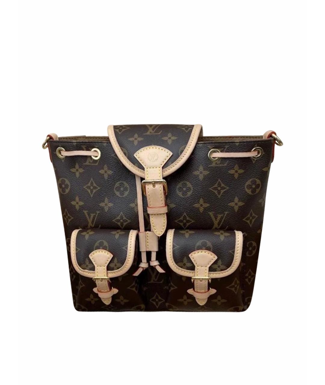LOUIS VUITTON Коричневый рюкзак, фото 1
