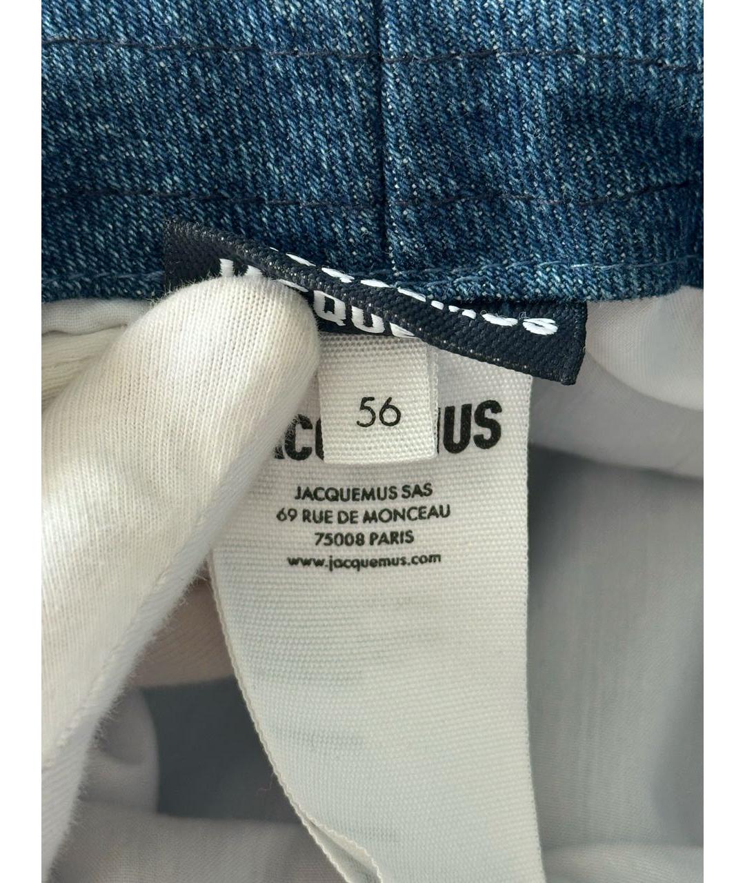JACQUEMUS Синяя хлопковая панама, фото 6