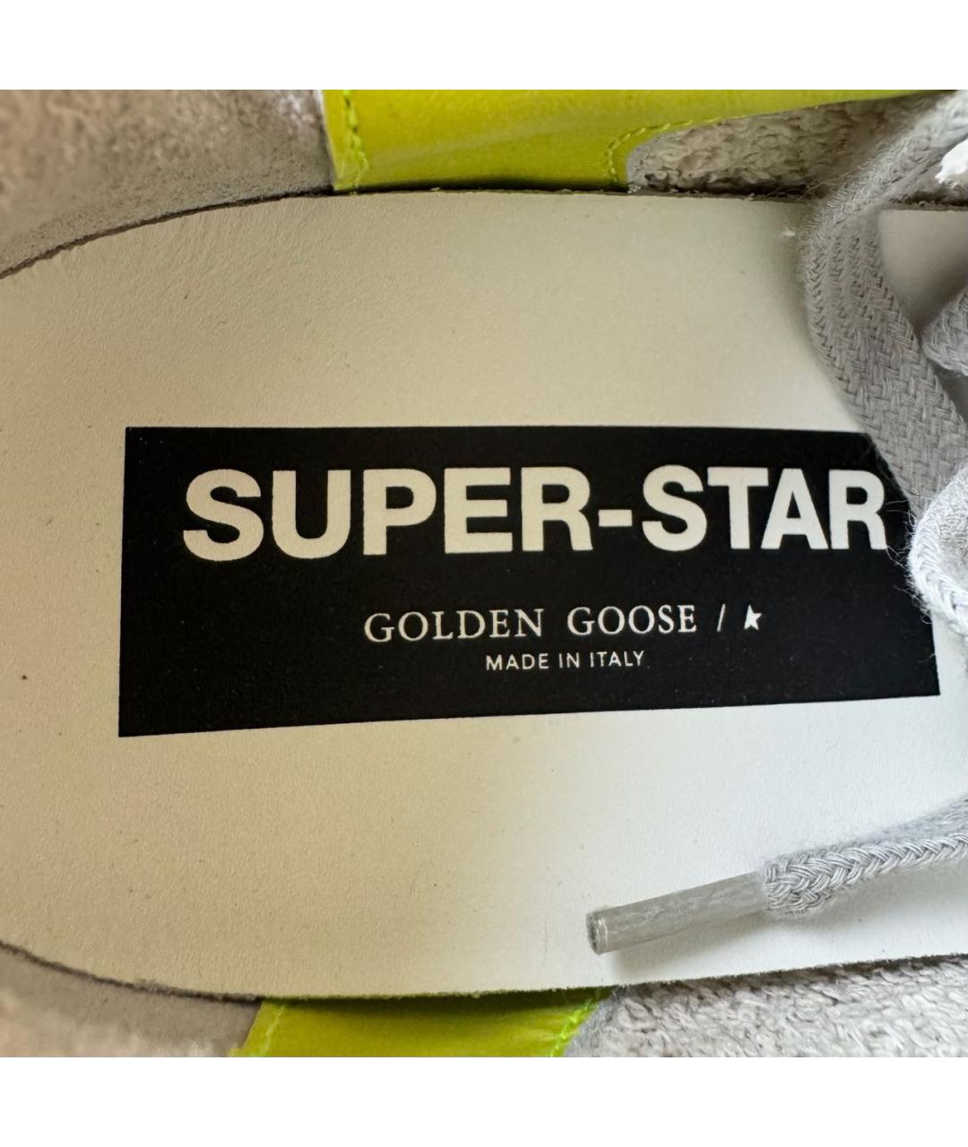 GOLDEN GOOSE Белые кожаные кеды, фото 5