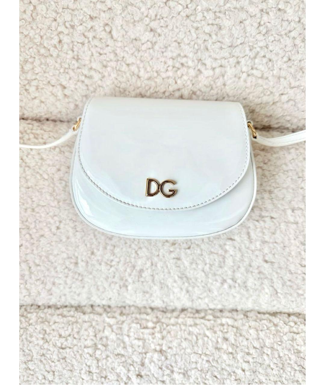 DOLCE&GABBANA Белая сумка, фото 3