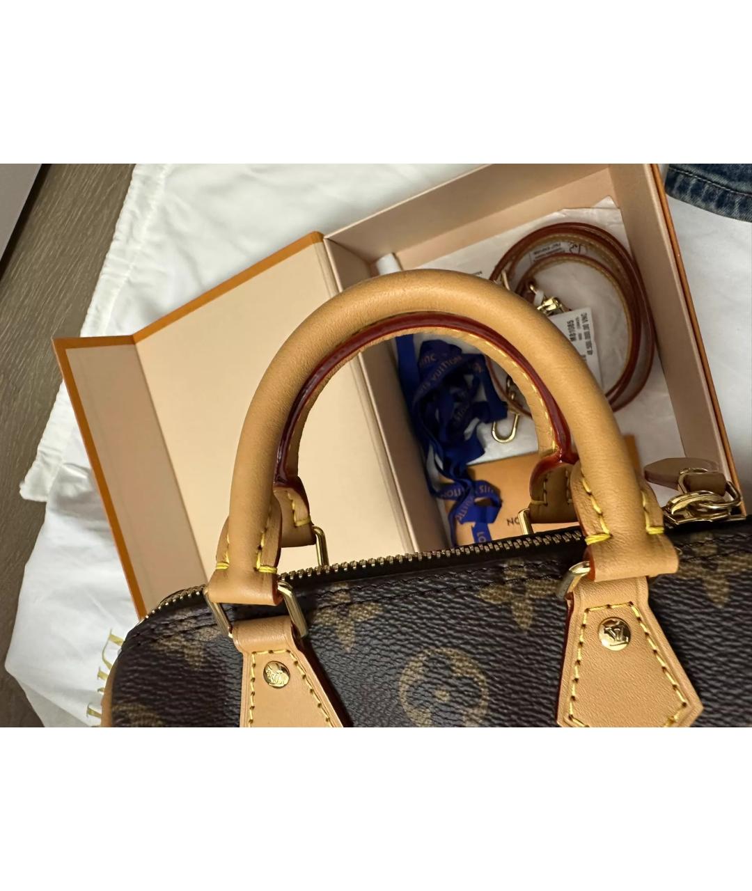 LOUIS VUITTON Коричневая сумка через плечо, фото 3
