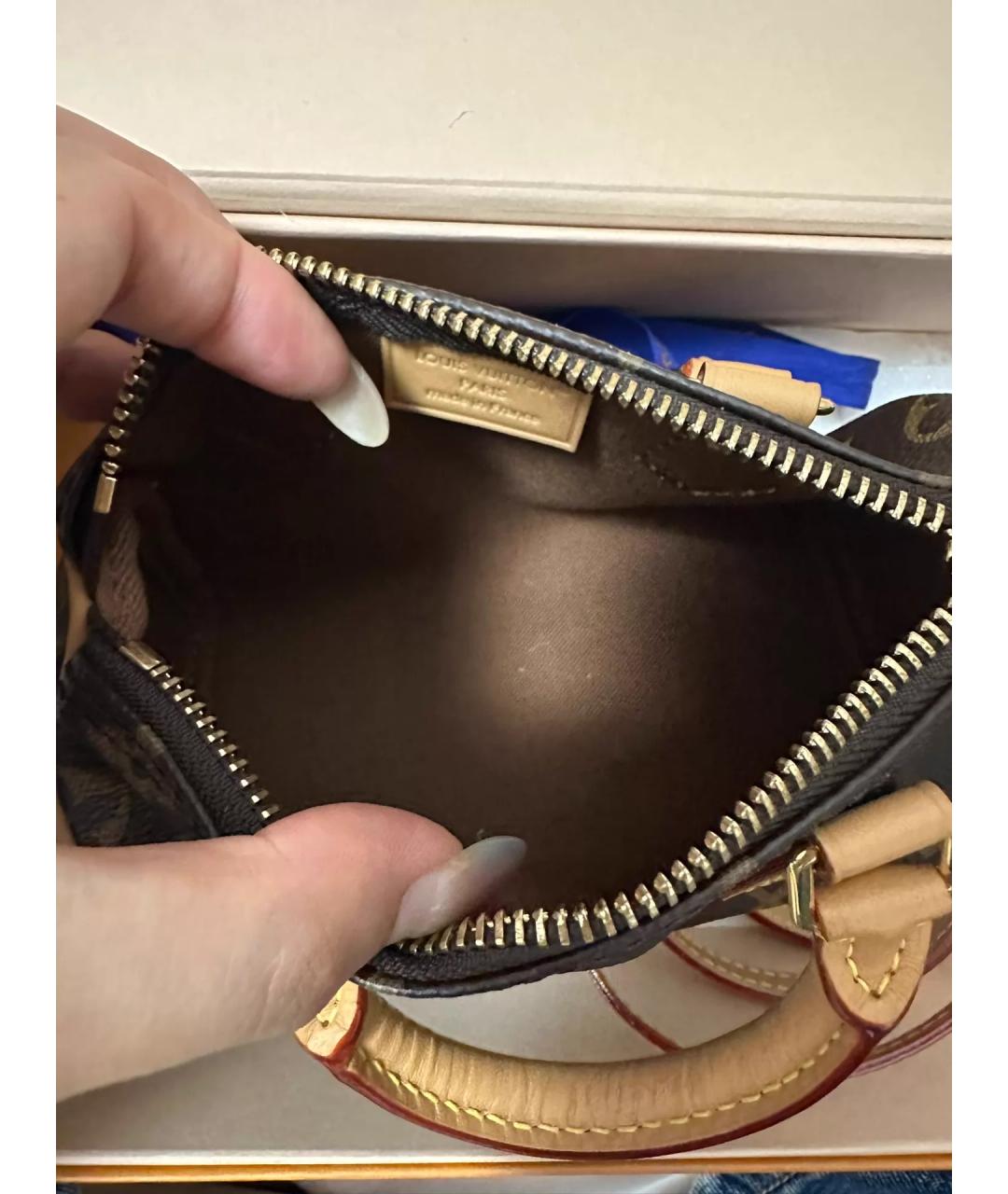 LOUIS VUITTON Коричневая сумка через плечо, фото 5