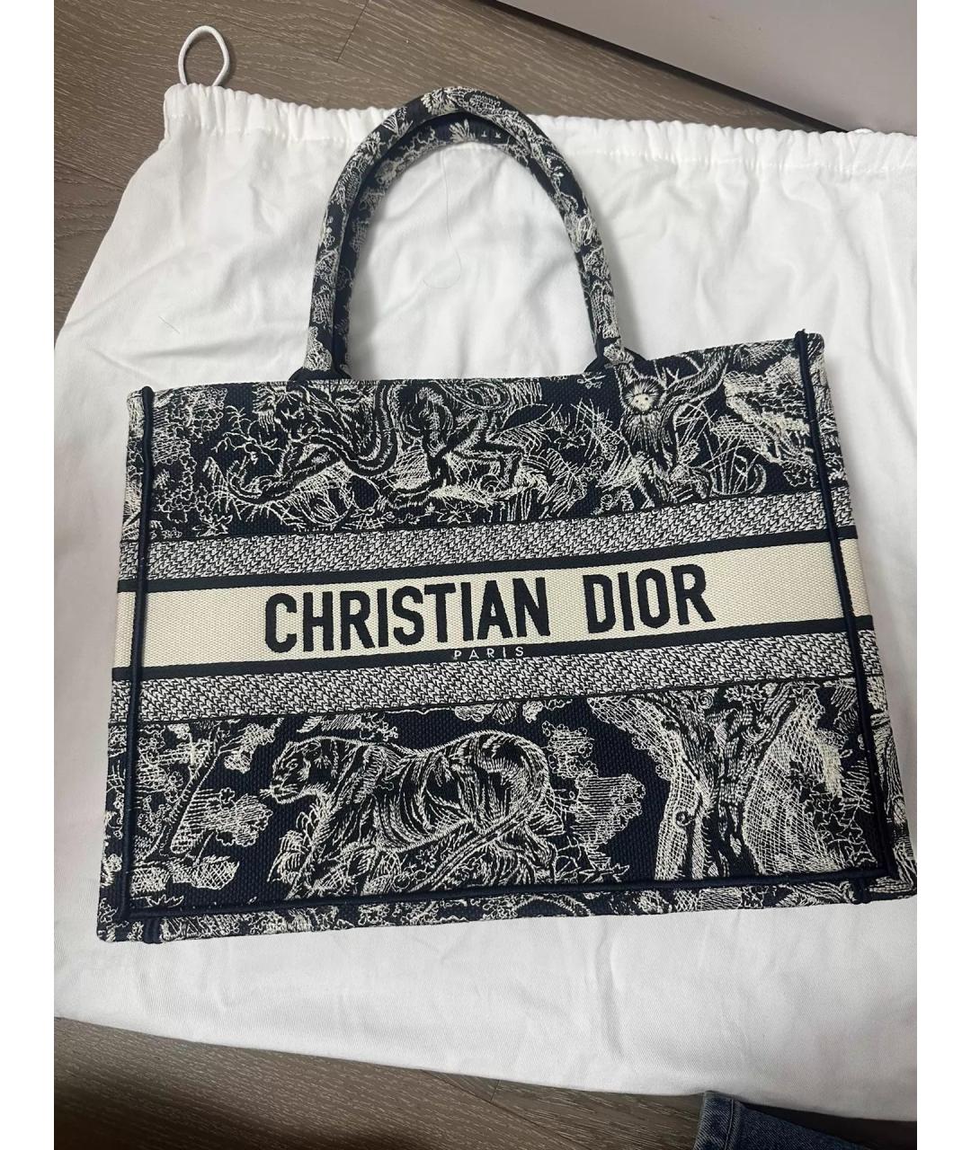 CHRISTIAN DIOR Мульти тканевая сумка тоут, фото 8
