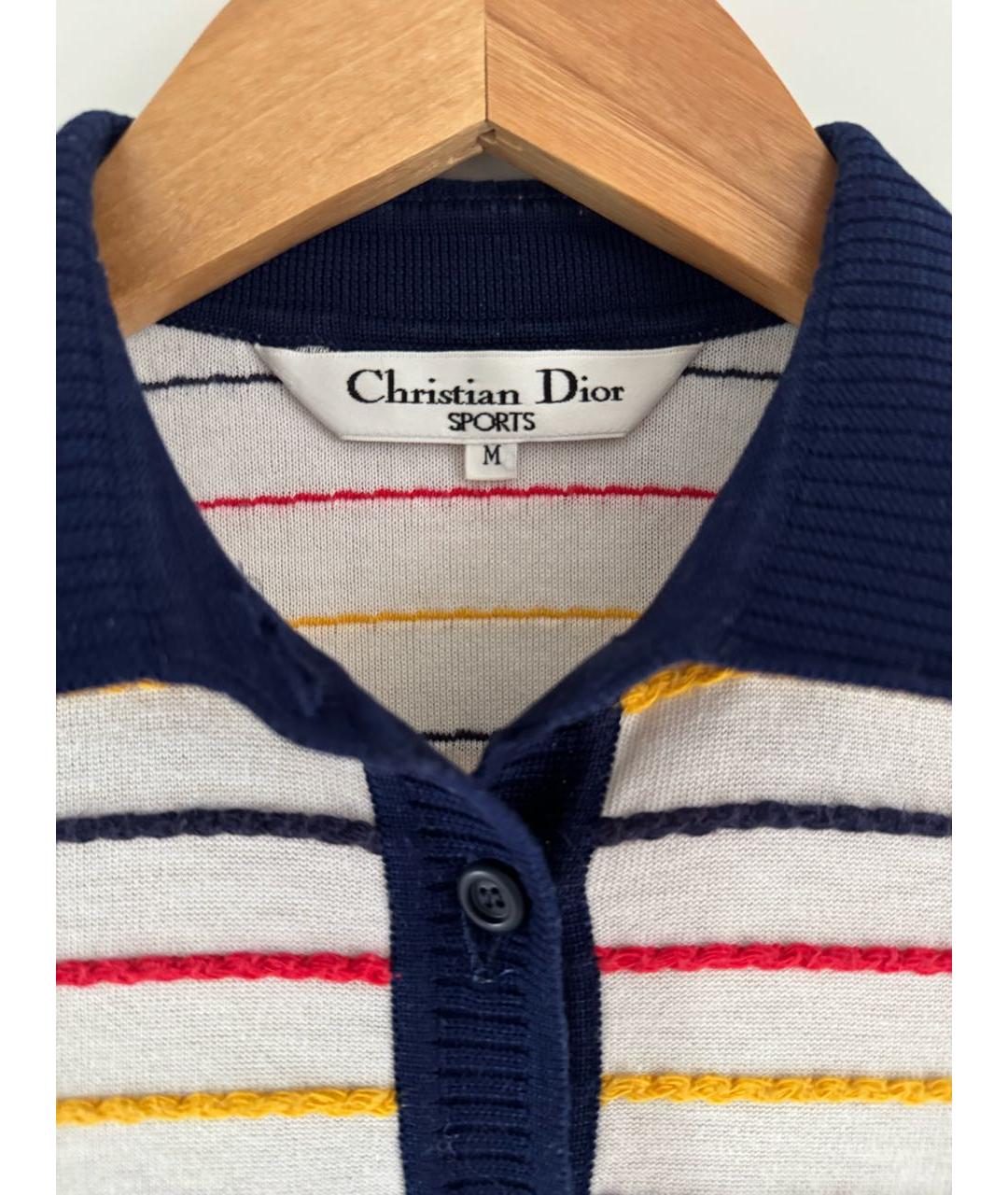 CHRISTIAN DIOR Мульти хлопковая футболка, фото 3