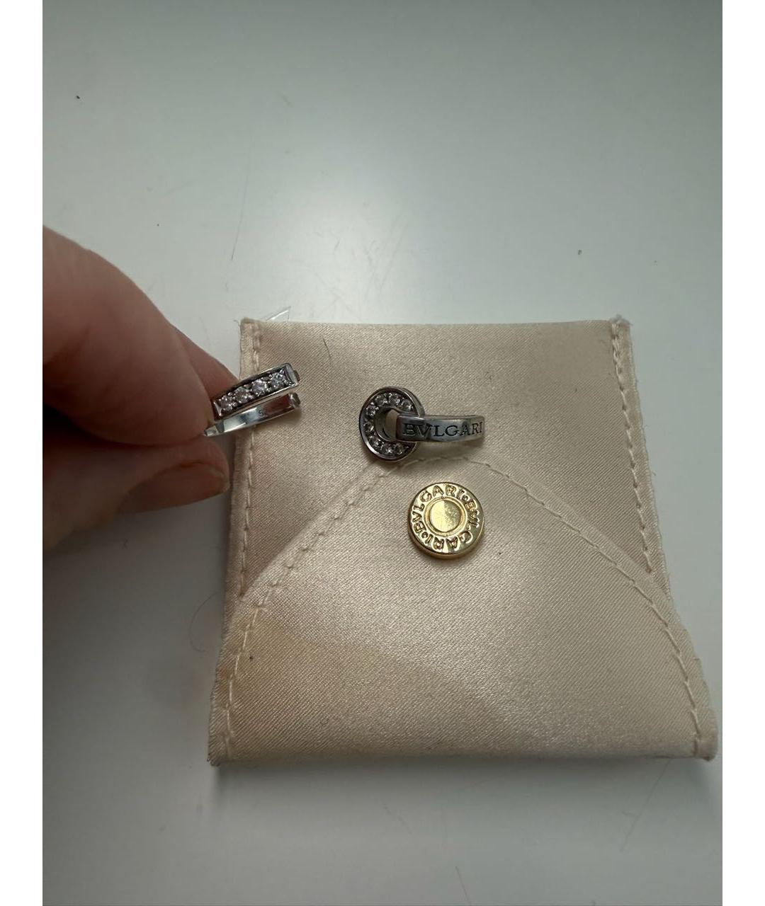 BVLGARI Серебряное кольцо из белого золота, фото 2