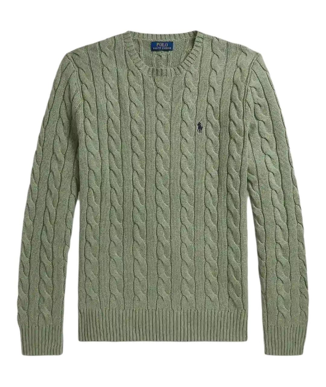 POLO RALPH LAUREN Зеленый джемпер / свитер, фото 1