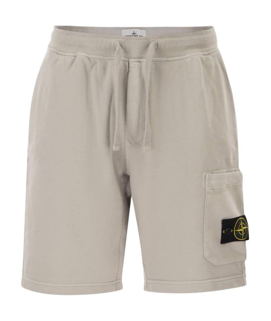 STONE ISLAND Серые шорты, фото 1