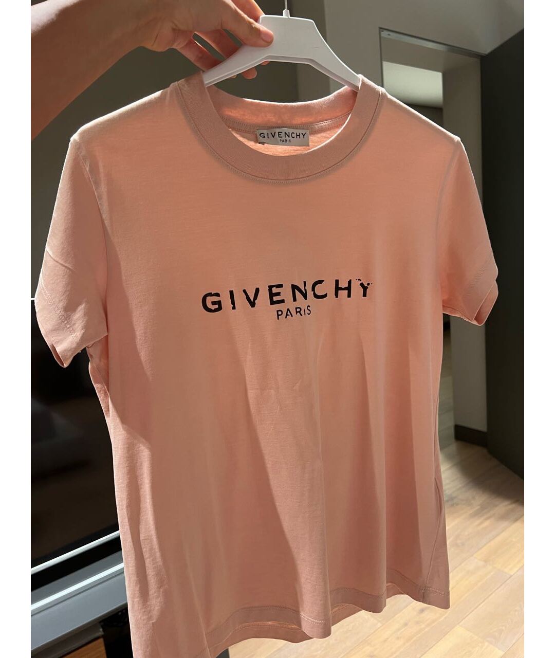 GIVENCHY Розовая хлопковая майка, фото 5