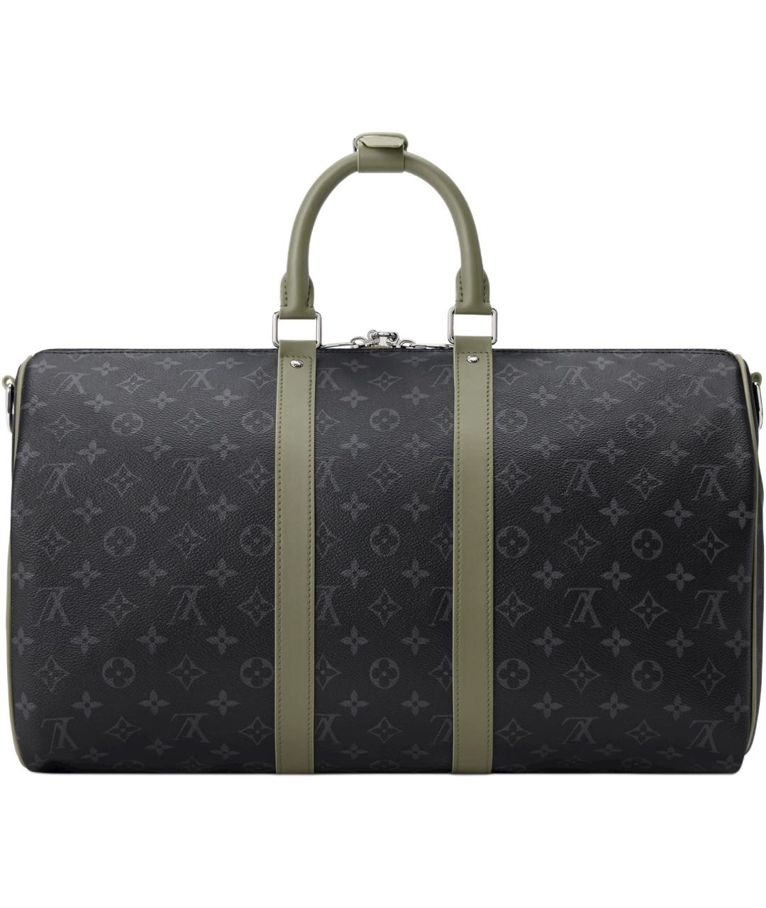 LOUIS VUITTON Черная дорожная/спортивная сумка, фото 3