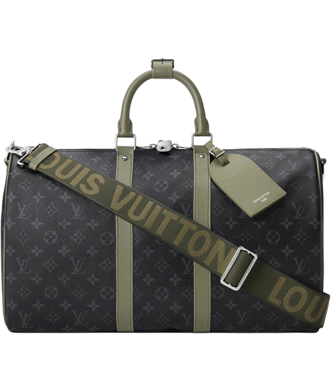 LOUIS VUITTON Черная дорожная/спортивная сумка, фото 1