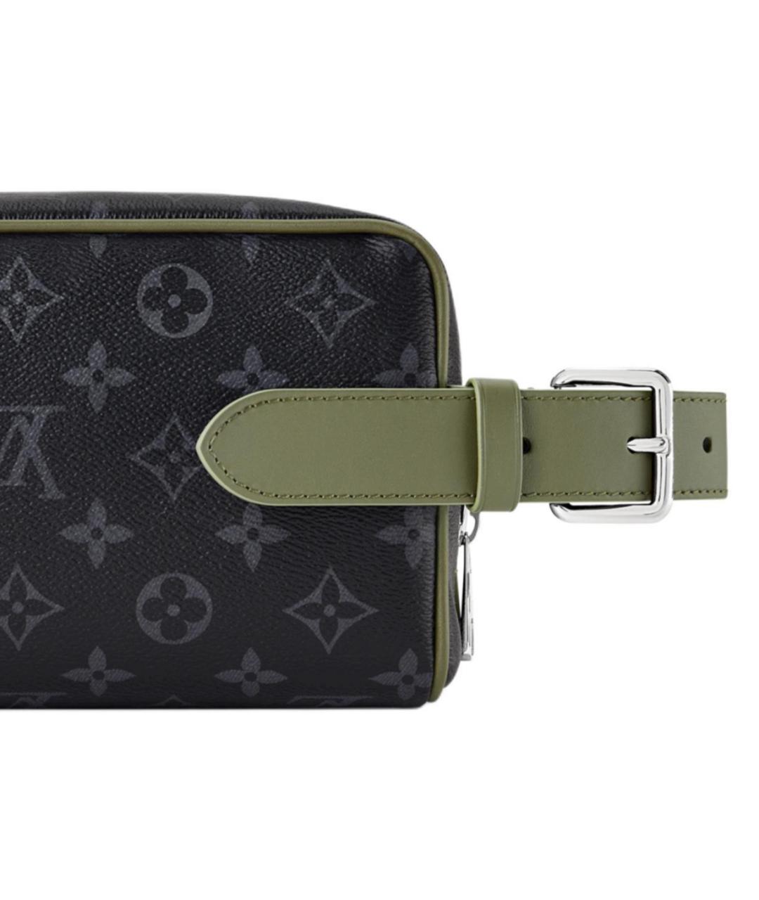 LOUIS VUITTON Черная косметичка, фото 5
