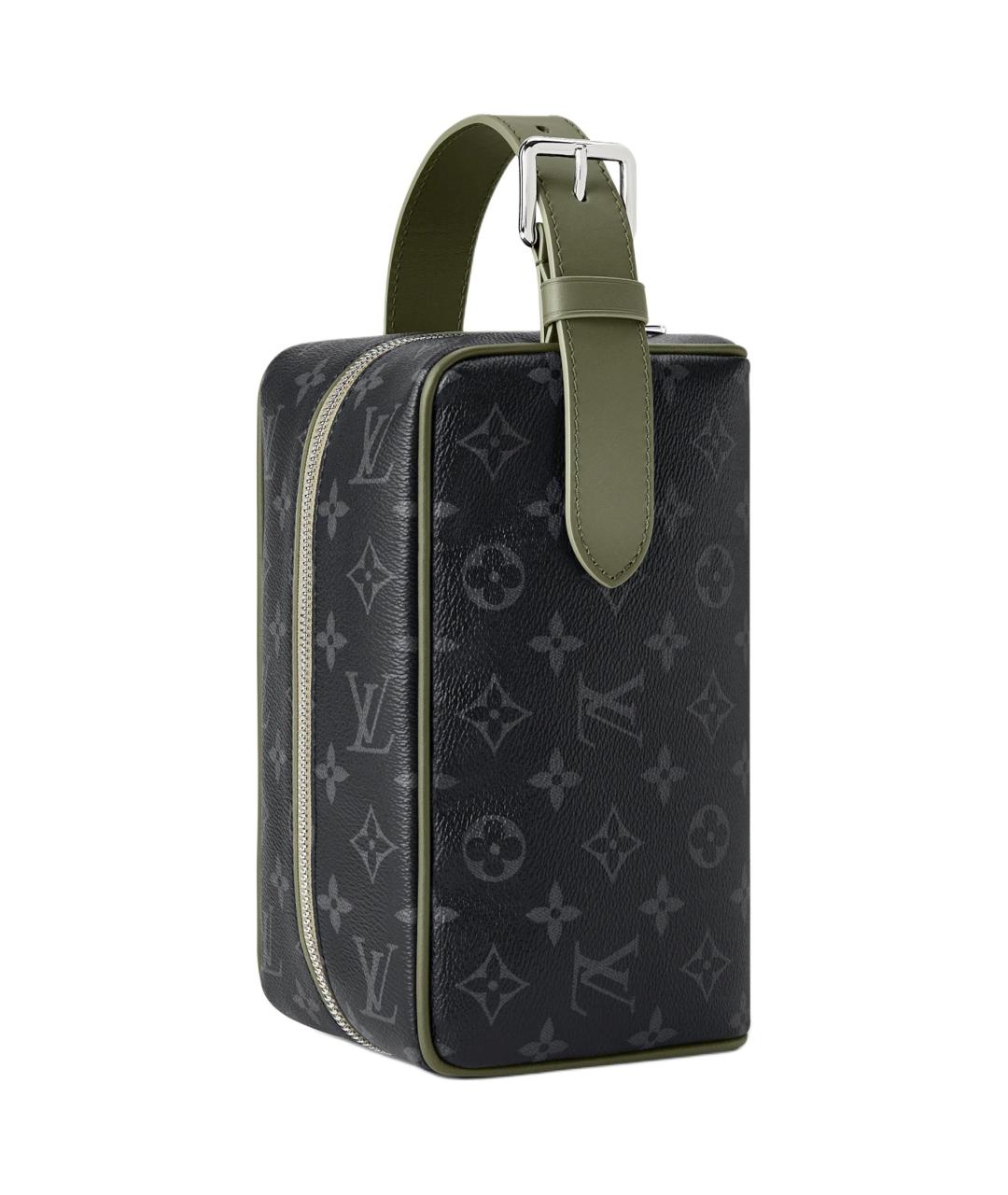 LOUIS VUITTON Черная косметичка, фото 3
