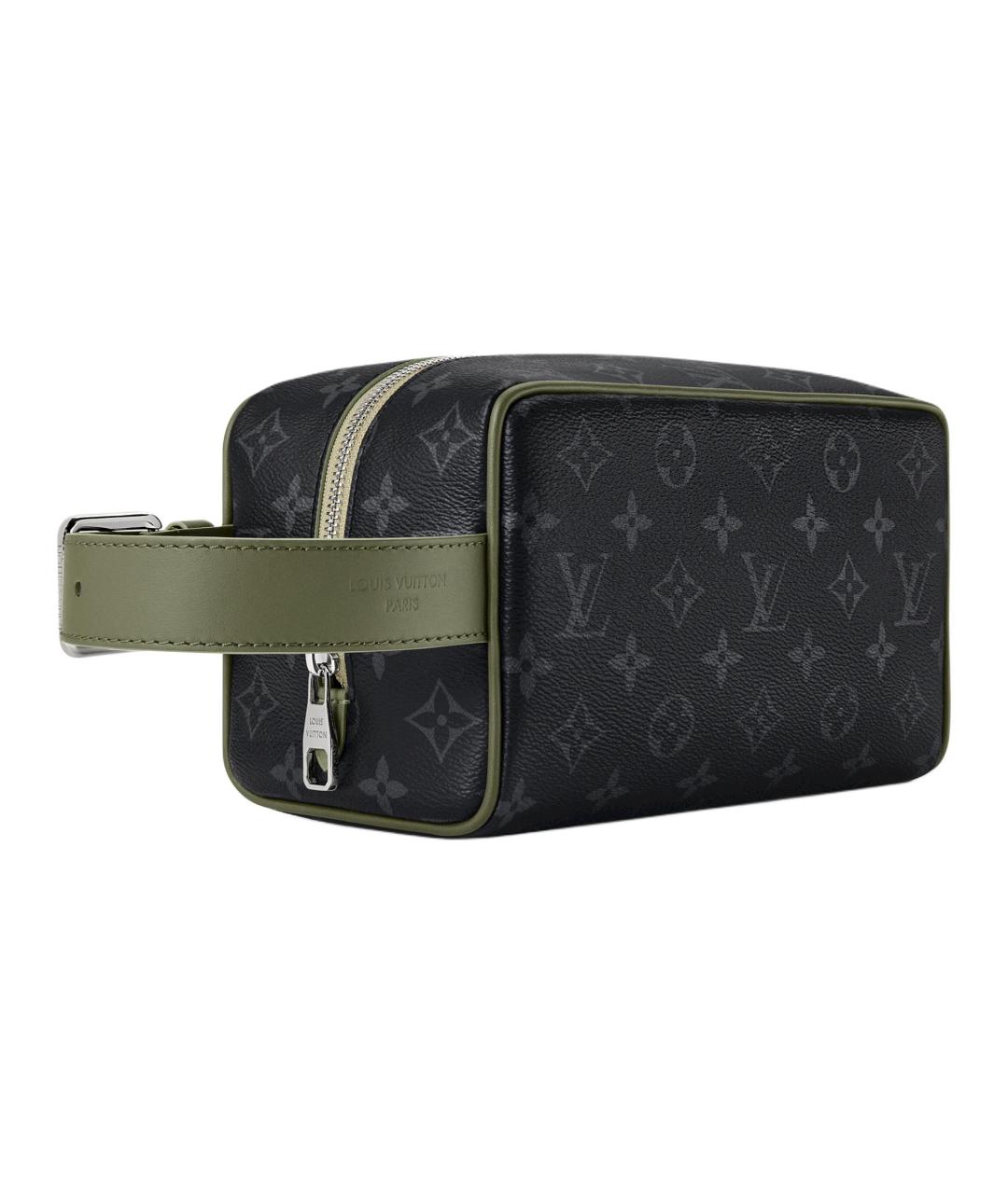 LOUIS VUITTON Черная косметичка, фото 2