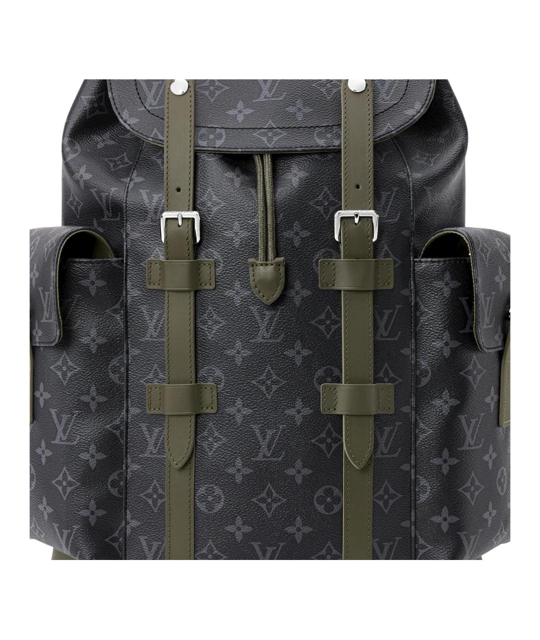 LOUIS VUITTON Черный рюкзак, фото 5