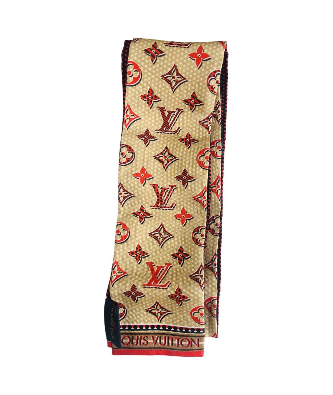 LOUIS VUITTON Бежевый шарф, фото 1