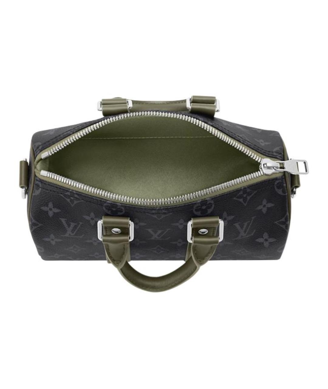 LOUIS VUITTON Антрацитовая сумка на плечо, фото 4
