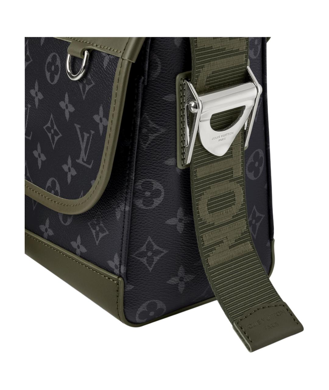 LOUIS VUITTON Черная сумка на плечо, фото 5