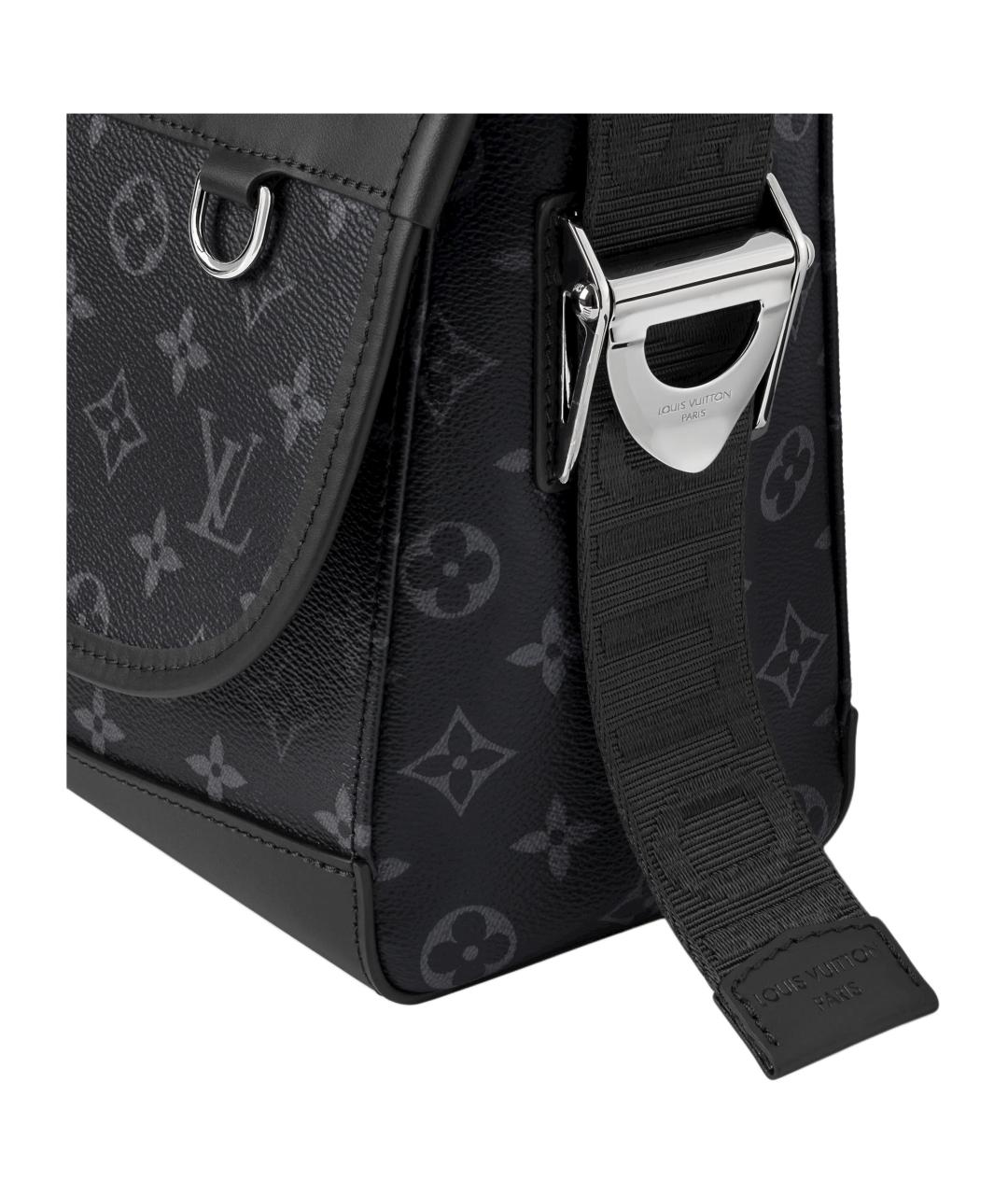 LOUIS VUITTON Черная сумка на плечо, фото 5