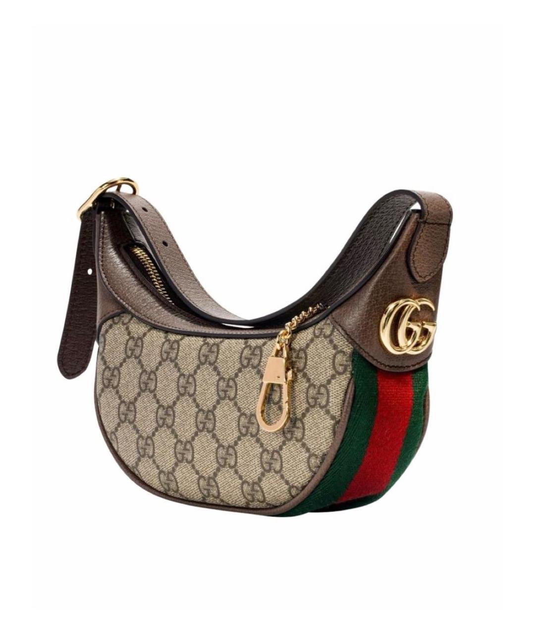 GUCCI Бежевая сумка с короткими ручками, фото 1