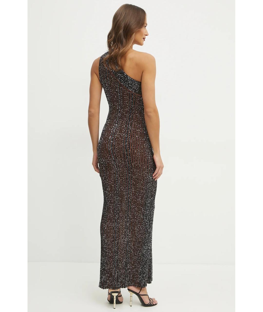 MISSONI Черное вискозное коктейльное платье, фото 4