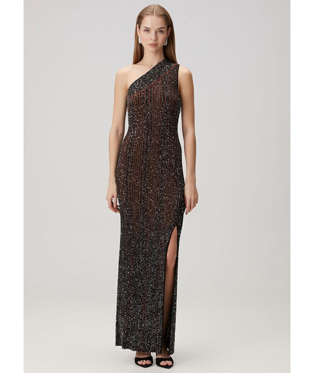 MISSONI Черное вискозное коктейльное платье, фото 5