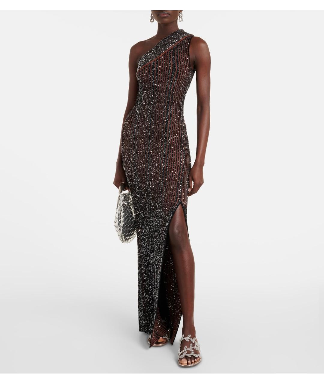 MISSONI Черное вискозное коктейльное платье, фото 9