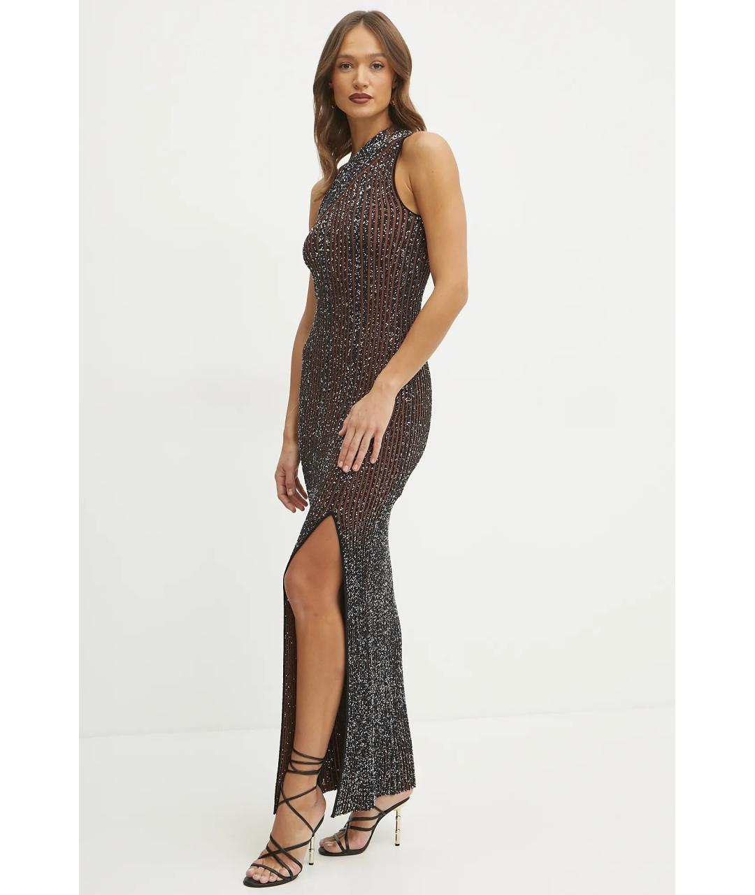 MISSONI Черное вискозное коктейльное платье, фото 3