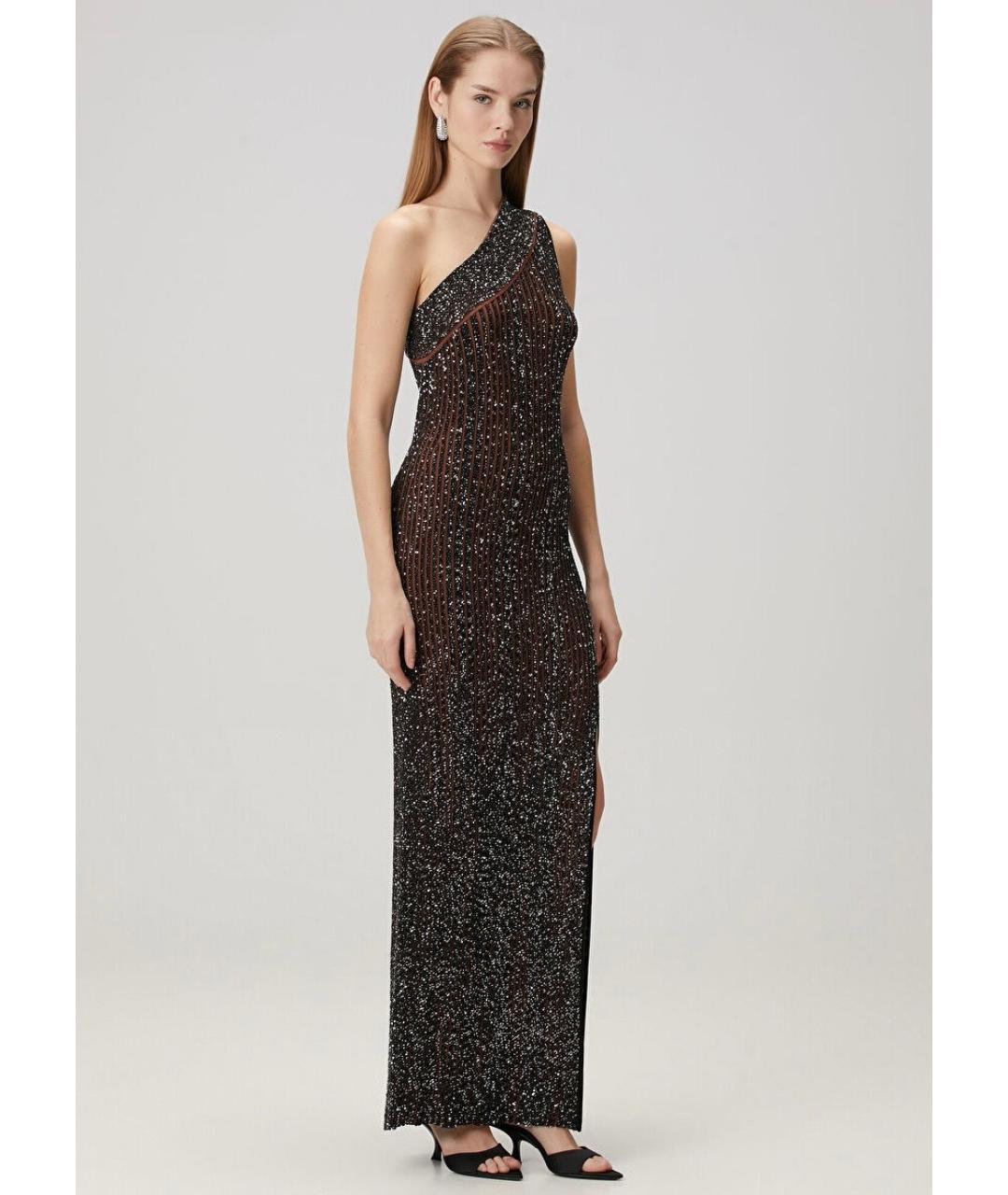 MISSONI Черное вискозное коктейльное платье, фото 7