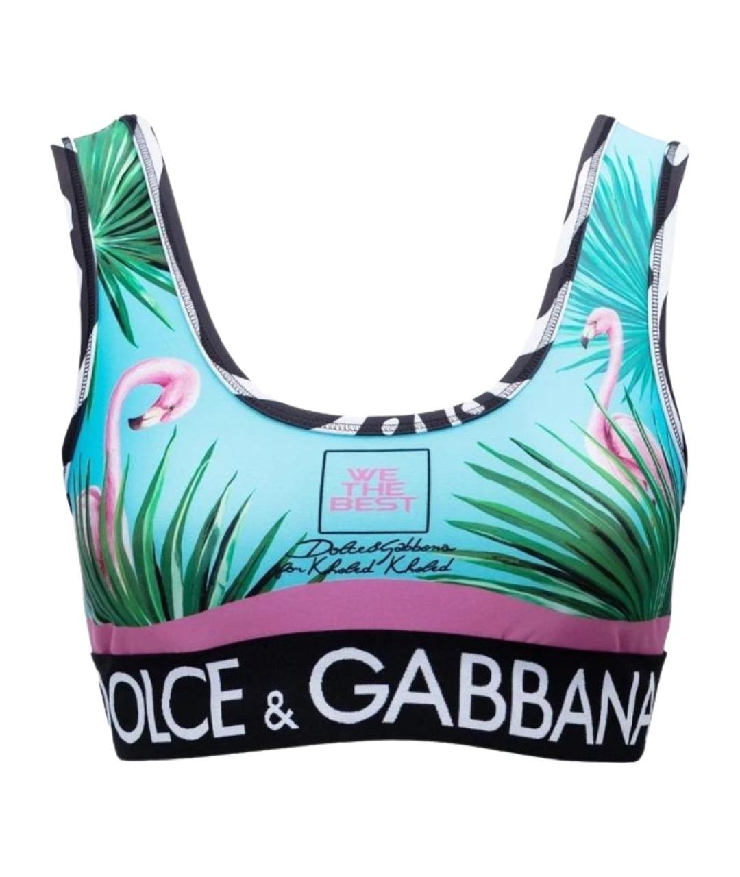 DOLCE&GABBANA Черная полиэстеровая футболка, фото 1