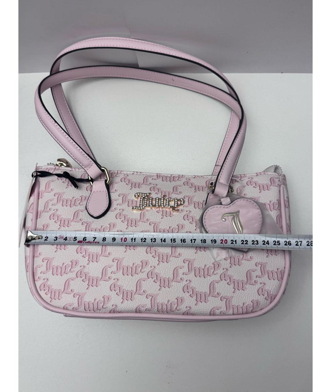 JUICY COUTURE Розовая сумка через плечо, фото 4